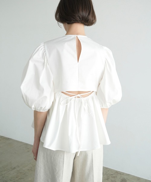CLANE（クラネ）の「PUFF SLEEVE GATHER BLOUSE（シャツ/ブラウス