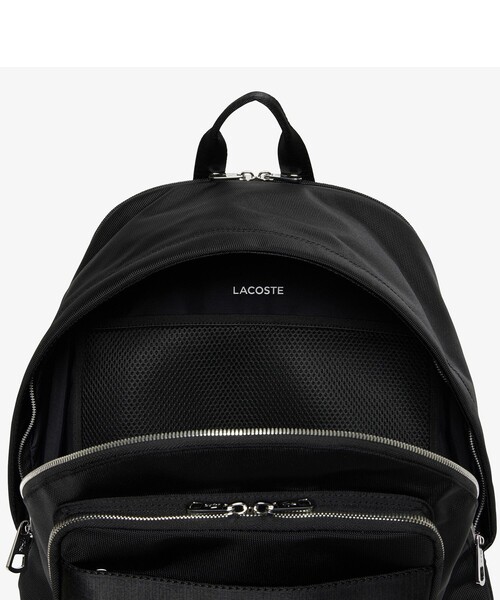 LACOSTE（ラコステ）の「コメ PCポケットナイロンバックパック（バックパック/リュック・メンズ・ブラック・FREE）」の8枚目の写真
