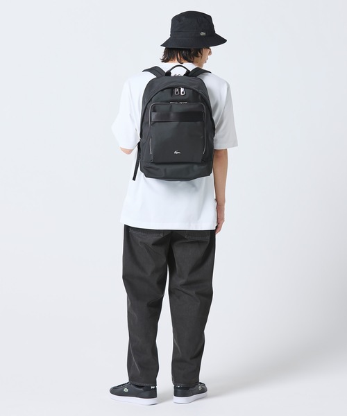 LACOSTE(ラコステ)の「コメ PCポケットナイロンバックパック(バックパック/リュック・メンズ・ブラック・FREE)」の21枚目の写真