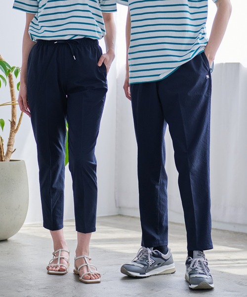 Arnold Palmer（アーノルドパーマー）の「サッカー ストレッチ シェア パンツ（その他パンツ・レディース・ベージュ/ネイビー/カーキ・M/S/XS/L）」の2枚目の写真