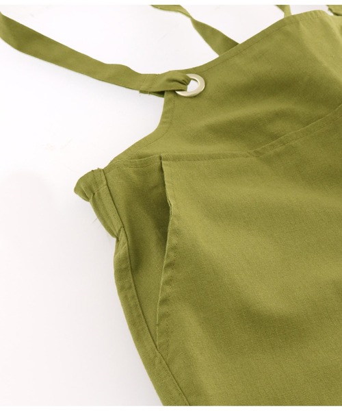 anap mimpi(アナップミンピ)の「ハイウエスト サスペンダー サロペット パンツ(サロペット/オーバーオール・レディース・アイボリー/カーキ/ネイビー・FREE)」の8枚目の写真