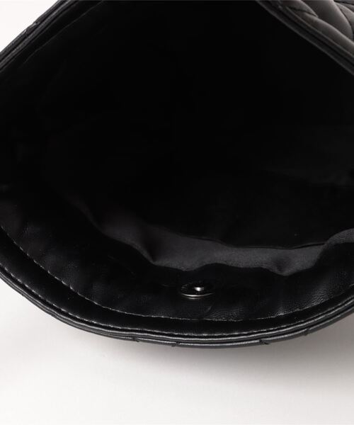 florist（フローリスト）の「タッセルチャームがかわいい♪キルトレザー巾着ショルダーバッグ（ショルダーバッグ・レディース・ホワイト/ピンク/シルバー/ブラック・FREE）」の12枚目の写真