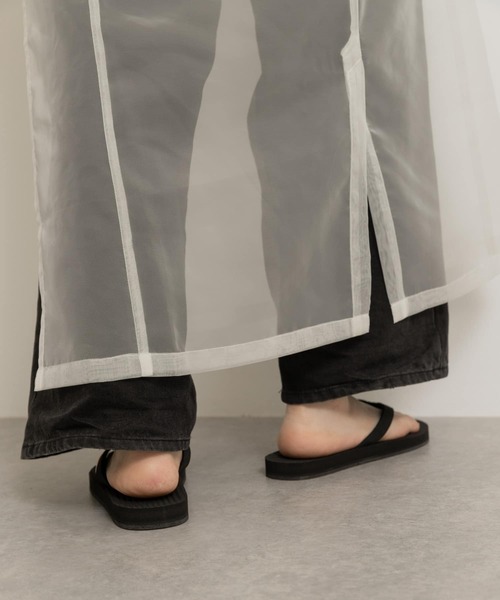 Indosole（インドソール）の「indosole　THE FLIP FLOP women（サンダル・レディース・オフホワイト/ブラック・8）」の9枚目の写真