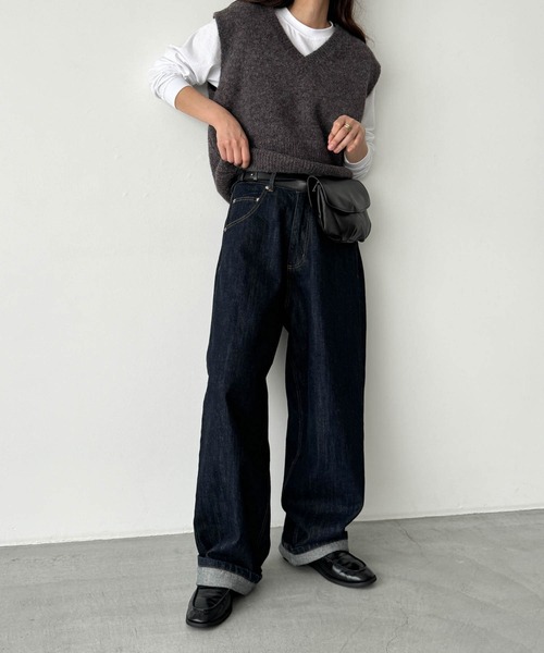 CANAL JEAN(キャナルジーン)の「El mar レザーボディバッグ(ボディバッグ/ウエストポーチ・レディース・ブラック・ONE SIZE)」の19枚目の写真