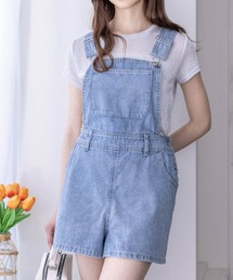 clear | デニムミニサロペット≪2024SS新作≫(サロペット/オーバーオール)
