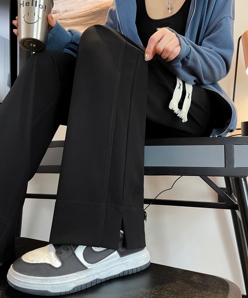 aimoha(アイモハ)の「【Aimoha】スウェットワイドパンツ(スウェットパンツ・レディース・ブラック/ホワイト・SMALL/MEDIUM/LARGE/X-LARGE)」の21枚目の写真