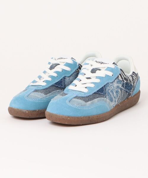 Desigual（デシグアル）の「REPRISE HERIDENIM デニムパッチワーク スニーカー（スニーカー・レディース・ブルー・41/40/39/38/37/36）」の4枚目の写真