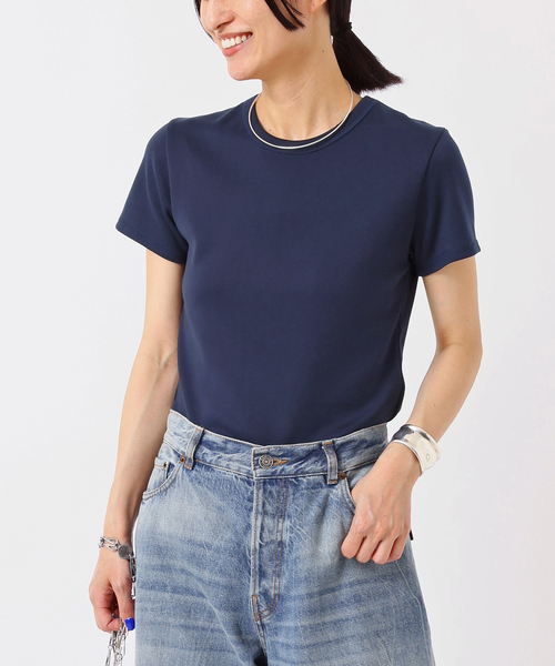 EVERYDAY I LIKE.(エヴリディアイライク)の「フィットTシャツ(Tシャツ/カットソー・レディース・ネイビー/ブラック/ホワイト・FREE)」の22枚目の写真