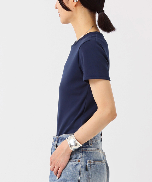 EVERYDAY I LIKE.(エヴリディアイライク)の「フィットTシャツ(Tシャツ/カットソー・レディース・ネイビー/ブラック/ホワイト・FREE)」の21枚目の写真