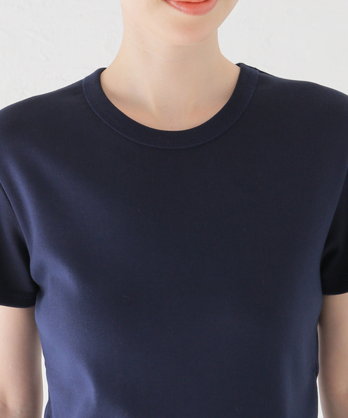EVERYDAY I LIKE.(エヴリディアイライク)の「フィットTシャツ(Tシャツ/カットソー・レディース・ネイビー/ブラック/ホワイト・FREE)」の12枚目の写真