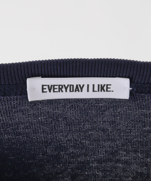 EVERYDAY I LIKE.(エヴリディアイライク)の「フィットTシャツ(Tシャツ/カットソー・レディース・ネイビー/ブラック/ホワイト・FREE)」の8枚目の写真