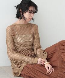 GALLEST | ハシゴメッシュニット(ニット/セーター)