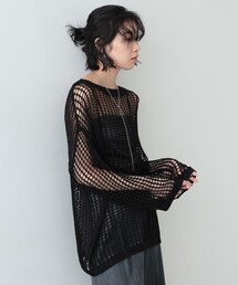 GALLEST | ハシゴメッシュニット(ニット/セーター)