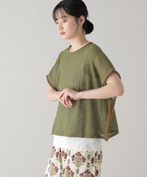 studio CLIP | 《natural by clip》12ゲージ透かし配色プルオーバー(その他トップス)