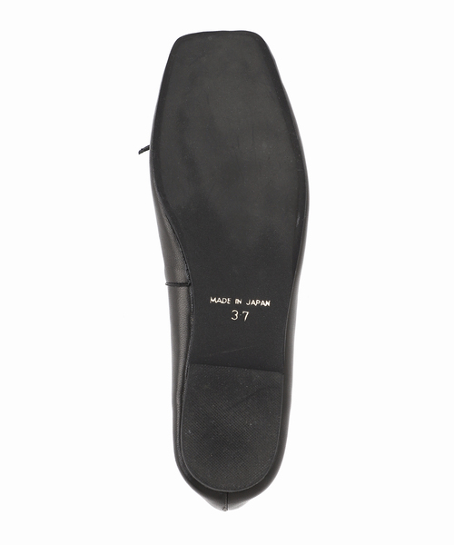 Spick & Span（スピックアンドスパン）の「Spick & Spanシープレザーバレリーナ（バレエシューズ・レディース・ブラック/シルバー・36/38/37）」の7枚目の写真