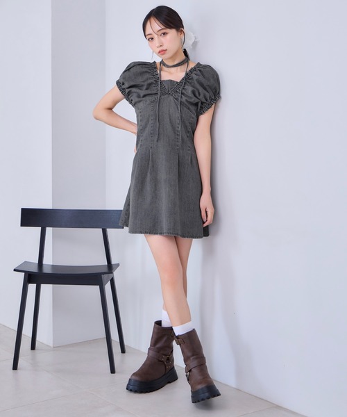 【関税込み】Filippa K グレー ストラップ ミニワンピース Filippa Kのグレー ストラップ ミニワンピースがセール中