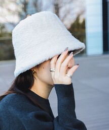 BEAMS HEART | フェイクファー バケットハット(ハット)