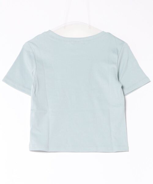 GORGE(ゴージ)の「メタルロゴテレコTOPS(Tシャツ/カットソー・レディース・サックスブルー/イエロー/オフホワイト/ネイビー・F)」の10枚目の写真