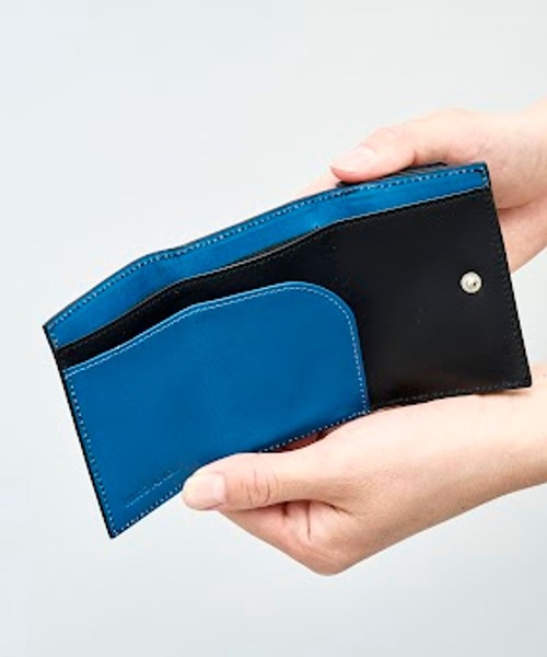 niko and...（ニコアンド）の「カウレザー配色ミニウォレット（財布・メンズ・ブラック/グリーン/ブラウン・FREE）」の2枚目の写真