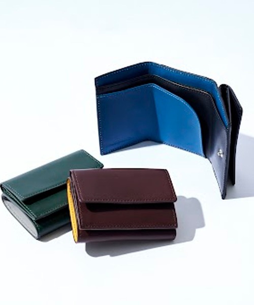 niko and...（ニコアンド）の「カウレザー配色ミニウォレット（財布・メンズ・ブラック/グリーン/ブラウン・FREE）」の5枚目の写真