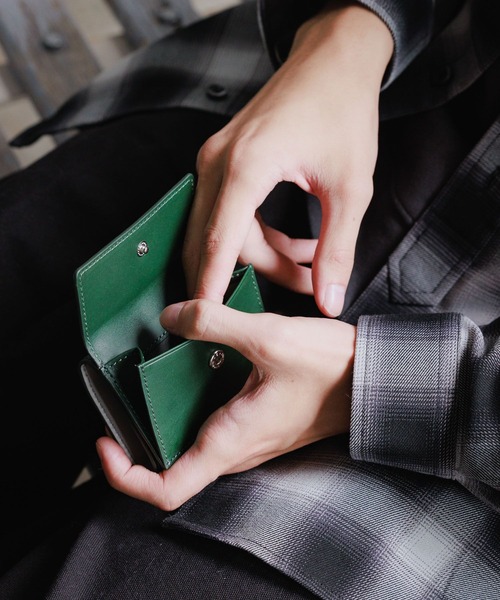niko and...（ニコアンド）の「カウレザー配色ミニウォレット（財布・メンズ・ブラック/グリーン/ブラウン・FREE）」の22枚目の写真