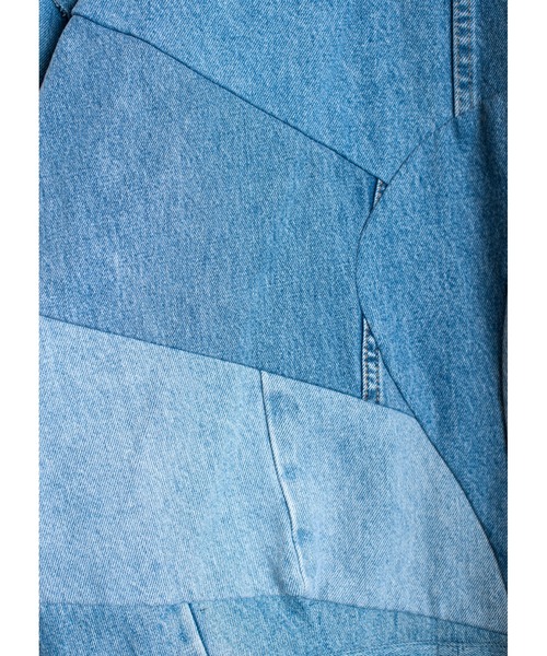 SEVESKIG(セヴシグ)の「SEVESKIG/セブシグ/SEVESKIG vs AVANI Vintage Denim Patchwork Jacket(デニムジャケット・メンズ・インディゴブルー・SMALL/MEDIUM/LARGE/X-LARGE)」の7枚目の写真