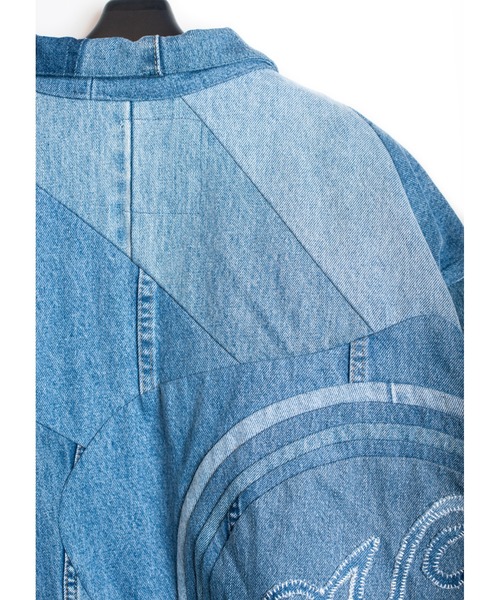 SEVESKIG(セヴシグ)の「SEVESKIG/セブシグ/SEVESKIG vs AVANI Vintage Denim Patchwork Jacket(デニムジャケット・メンズ・インディゴブルー・SMALL/MEDIUM/LARGE/X-LARGE)」の6枚目の写真