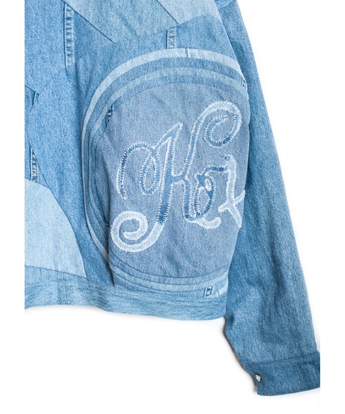 SEVESKIG(セヴシグ)の「SEVESKIG/セブシグ/SEVESKIG vs AVANI Vintage Denim Patchwork Jacket(デニムジャケット・メンズ・インディゴブルー・SMALL/MEDIUM/LARGE/X-LARGE)」の2枚目の写真