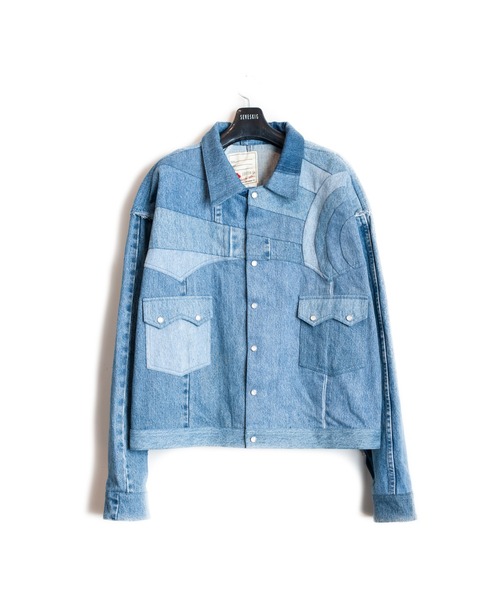新品 SEVESKIG デニムジャケット SEVESKIG（セヴシグ）の「SEVESKIG/セブシグ/SEVESKIG vs AVANI