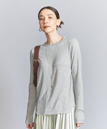 BEAUTY&YOUTH UNITED ARROWS | セルロースウールブレンド クルーネック カットソー(Tシャツ/カットソー)