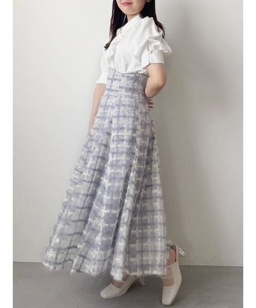 dazzlin コルセットボリューミーフレアスカート dazzlin(ダズリン)の「コルセットボリューミーフレアスカート