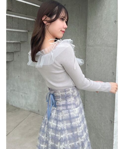 dazzlin（ダズリン）の「コルセットボリューミーフレアスカート