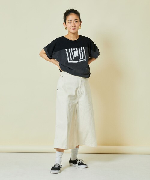 Freada（フリーダ）の「Freada/フリーダ ミドルワイドパンツ（その他パンツ・レディース・ブラック/オフホワイト・S/M）」の22枚目の写真