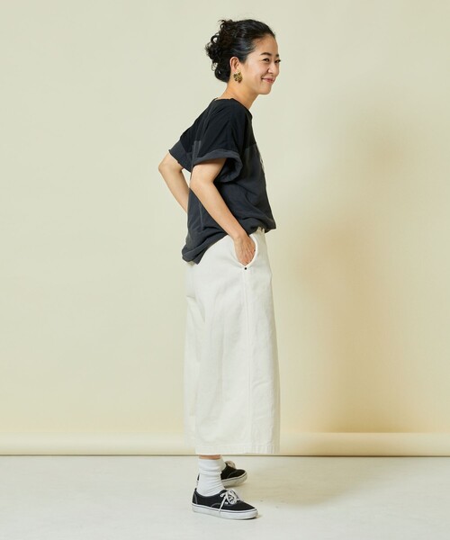 Freada（フリーダ）の「Freada/フリーダ ミドルワイドパンツ（その他パンツ・レディース・ブラック/オフホワイト・S/M）」の21枚目の写真