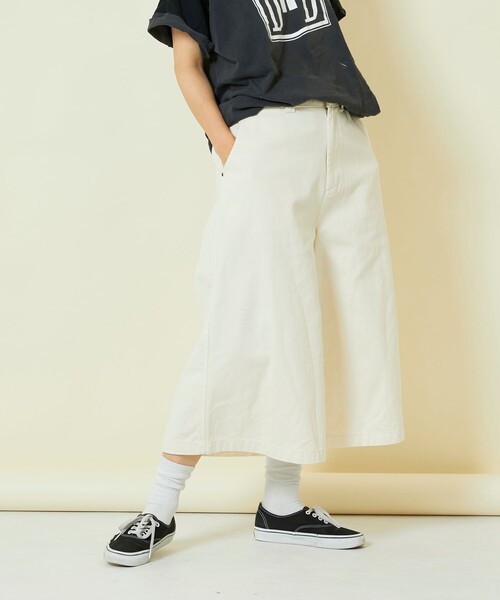 Freada（フリーダ）の「Freada/フリーダ ミドルワイドパンツ（その他パンツ・レディース・ブラック/オフホワイト・S/M）」の18枚目の写真