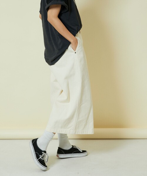 Freada（フリーダ）の「Freada/フリーダ ミドルワイドパンツ（その他パンツ・レディース・ブラック/オフホワイト・S/M）」の14枚目の写真