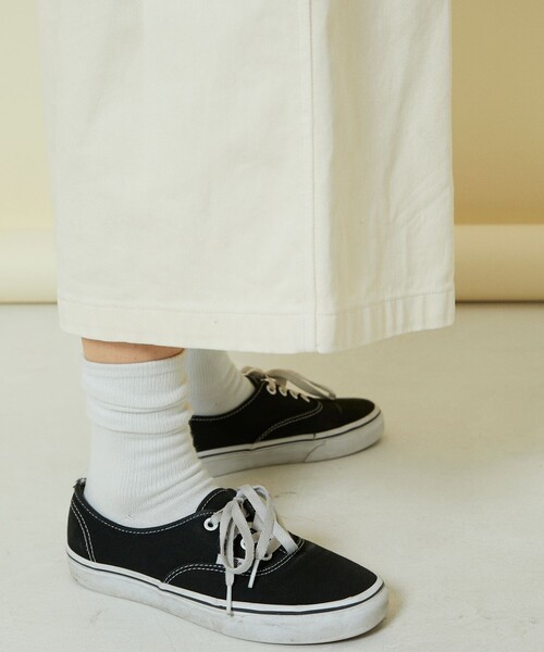 Freada（フリーダ）の「Freada/フリーダ ミドルワイドパンツ（その他パンツ・レディース・ブラック/オフホワイト・S/M）」の8枚目の写真