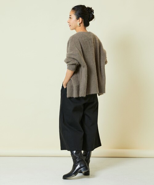 Freada（フリーダ）の「Freada/フリーダ ミドルワイドパンツ（その他パンツ・レディース・ブラック/オフホワイト・S/M）」の3枚目の写真