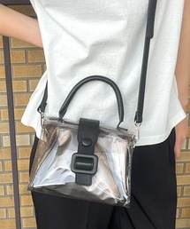 《スクエアバックル×クリア》エクス2ｗａｙＢａｇ
