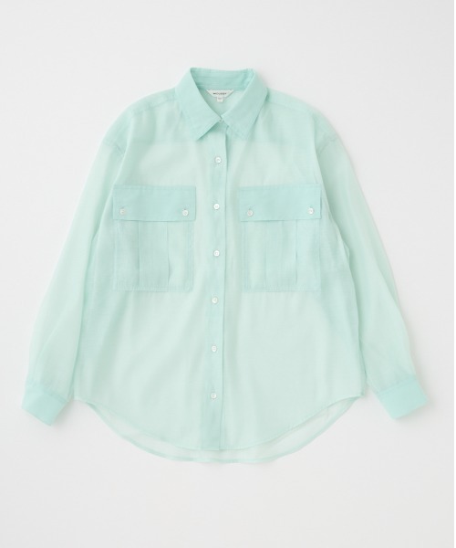 【セール】SHEER CARGO シャツ（シャツ/ブラウス）｜MOUSSY（マウジー）