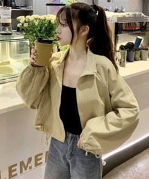 urge：（アージコロン ）の「【URGE：】ハイネック　シャツ　ジャケット（ブルゾン）」