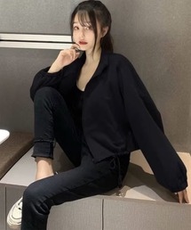 urge：（アージコロン ）の「【URGE：】ハイネック　シャツ　ジャケット（ブルゾン）」