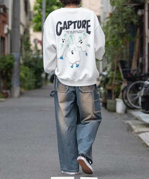 JOHN'S CLOSET（ジョンズクローゼット）の「【13】フリンジダブルニー バギーデニム パンツ（デニムパンツ・メンズ・ブルー/ブラック・MEDIUM/LARGE）」の7枚目の写真