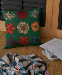 SAHIR | 【SAHIR サヒール】Cushion cover flower(クッション/クッションカバー)