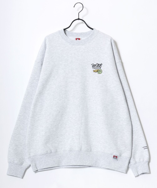 BEN DAVIS（ベンデイビス）の「BEN DAVIS/ベンデイビス GRATEFUL CREW/オーバーサイズ 裏起毛 ストリート バックプリント ロゴ ワンポイント刺繍 スウェット トレーナー/レディース メンズ（スウェット・メンズ・ブルー/アッシュグレー/ブラック・M/XL/L）」の12枚目の写真