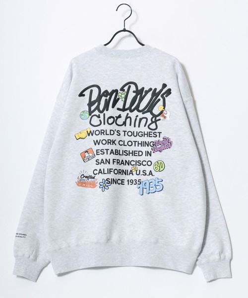 BEN DAVIS（ベンデイビス）の「BEN DAVIS/ベンデイビス GRATEFUL CREW/オーバーサイズ 裏起毛 ストリート バックプリント ロゴ ワンポイント刺繍 スウェット トレーナー/レディース メンズ（スウェット・メンズ・ブルー/アッシュグレー/ブラック・M/XL/L）」の13枚目の写真