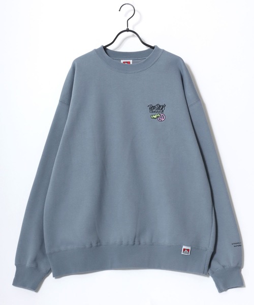 BEN DAVIS（ベンデイビス）の「BEN DAVIS/ベンデイビス GRATEFUL CREW/オーバーサイズ 裏起毛 ストリート バックプリント ロゴ ワンポイント刺繍 スウェット トレーナー/レディース メンズ（スウェット・メンズ・ブルー/アッシュグレー/ブラック・M/XL/L）」の14枚目の写真