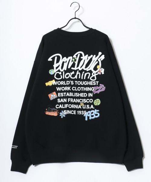 BEN DAVIS（ベンデイビス）の「BEN DAVIS/ベンデイビス GRATEFUL CREW/オーバーサイズ 裏起毛 ストリート バックプリント ロゴ ワンポイント刺繍 スウェット トレーナー/レディース メンズ（スウェット・メンズ・ブルー/アッシュグレー/ブラック・M/XL/L）」の11枚目の写真