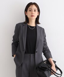 一度のみ着用★INDIVI グレー スカートスーツ ノーカラー　38/36 楽天市場】インディヴィ スーツの通販