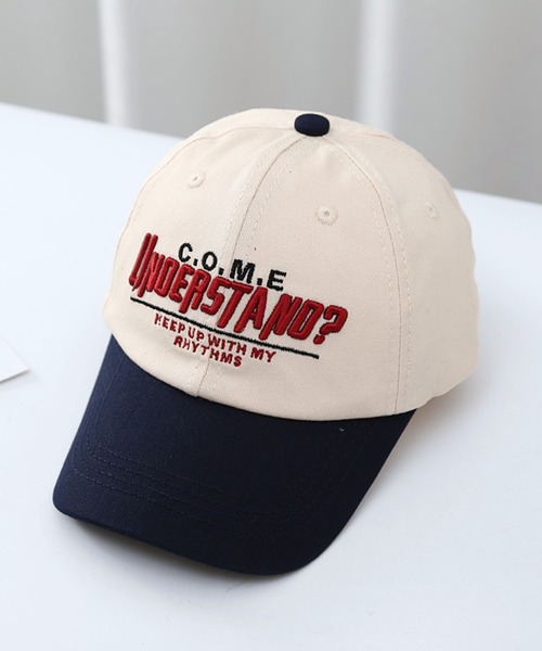 sevens(セブンズ)の「【sevens】ロゴ刺繍配色キャップ(キャップ・レディース・ネイビー/ベージュ/ホワイト・FREE)」の4枚目の写真